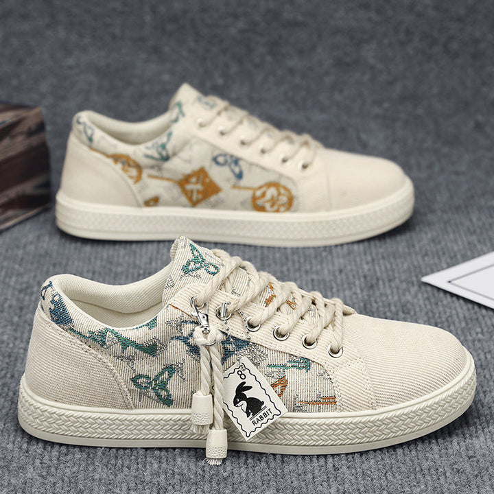 Women's Fashion Sneakers with Unique Textile Design Mune Fashion