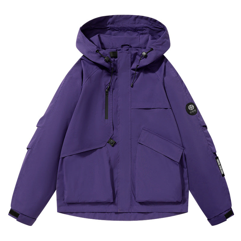 Men's Functional Outdoor Jacket with Numerous Pockets