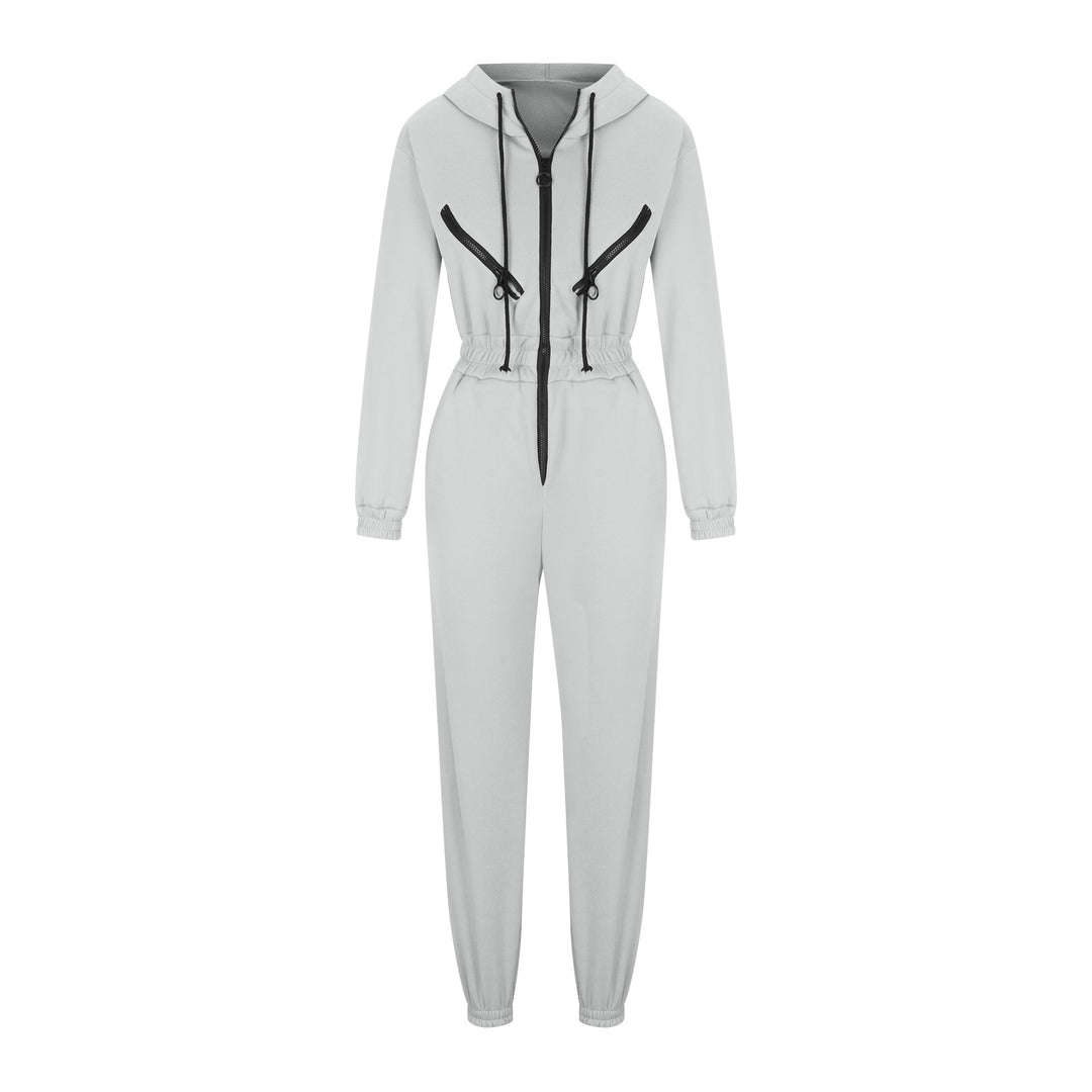 Women's short half-zip loungewear set with elastic waistband and oversized fit Mune Fashion