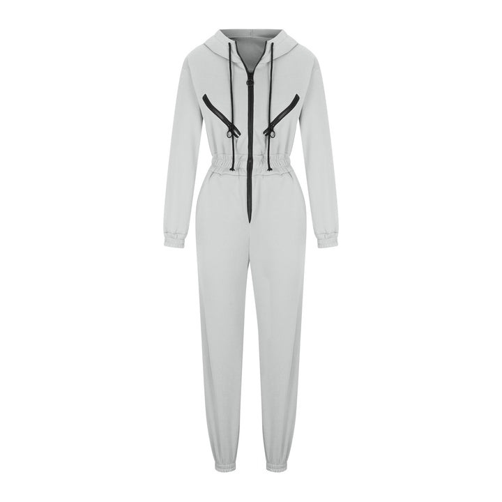 Women's short half-zip loungewear set with elastic waistband and oversized fit Mune Fashion