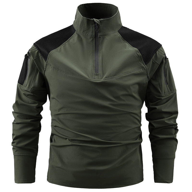 Men's functional jacket with stand-up collar Mune Fashion