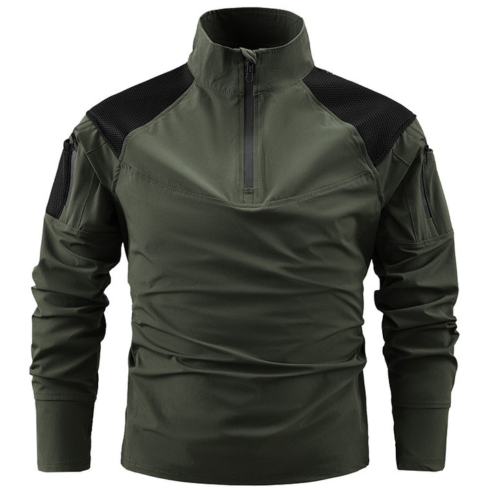 Men's functional jacket with stand-up collar Mune Fashion