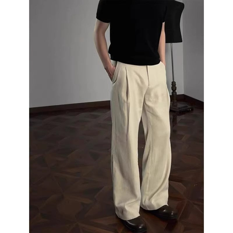 Men's elegant and comfortable high-waisted suit trousers Mune Fashion
