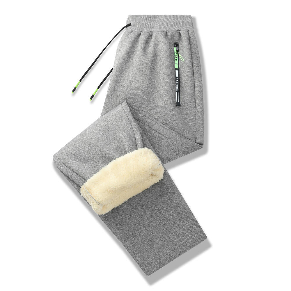 Men's sporty jogging pants with fleece lining Mune Fashion