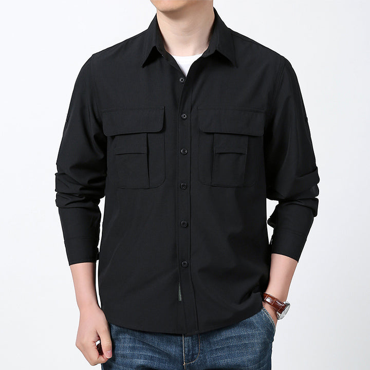 Men's Multifunctional Outdoor Shirt with Pockets Mune Fashion