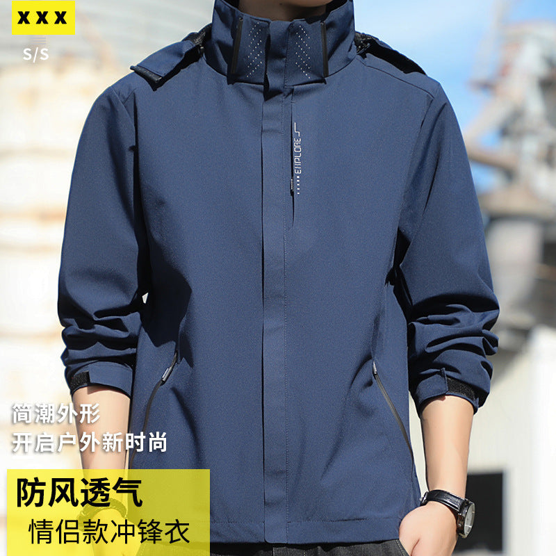 Women's Softshell Outdoor Jacket with removable hood, windproof membrane and breathable mesh lining Mune Fashion