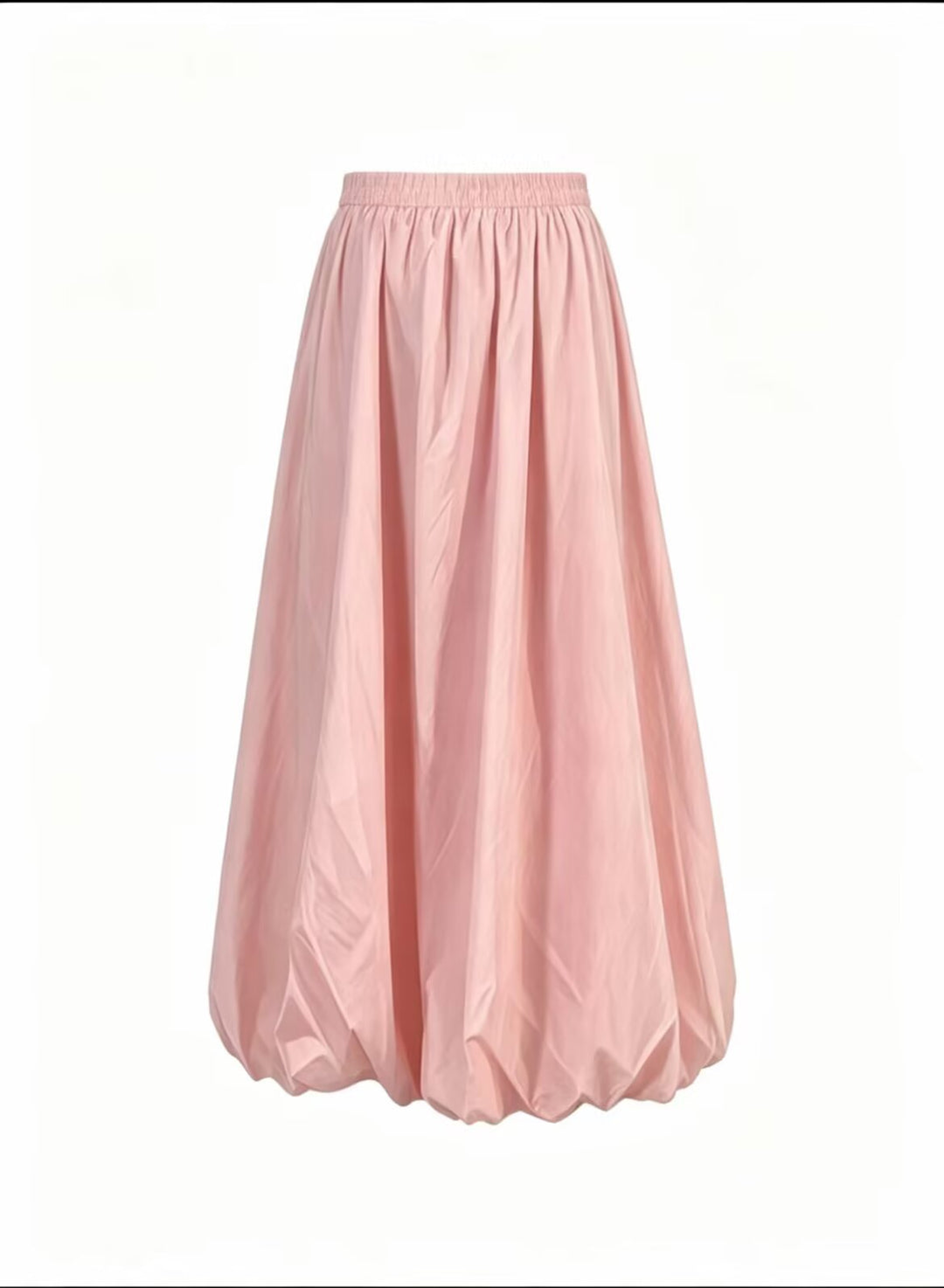 Women’s maxi skirt with wide pleats and balloon-shaped hem Mune Fashion