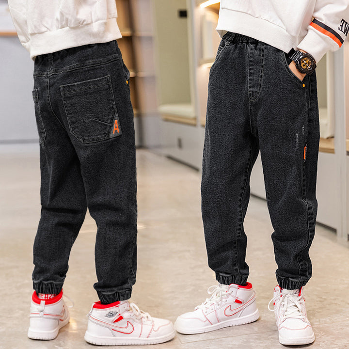 Men's casual fleece jeans with warming inner lining Mune Fashion