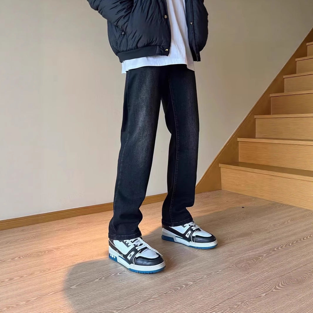 Men's Fashion Wide Cut Jeans Mune Fashion