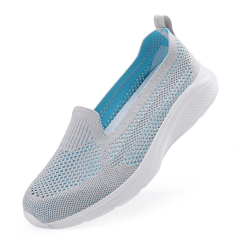 Women's seamless sock sneaker with memory foam insole and flexible lightweight sole Mune Fashion
