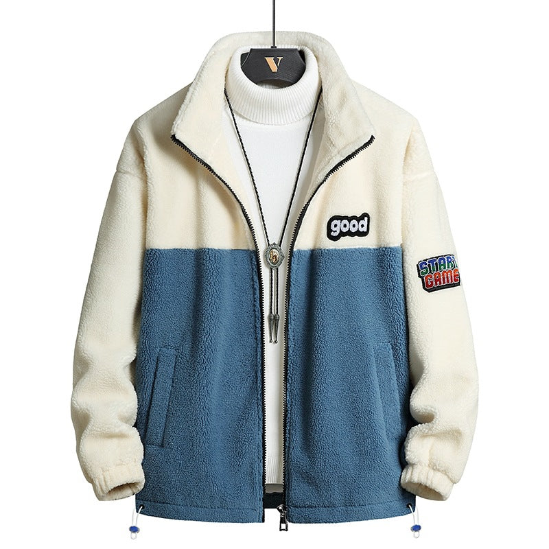 Men's Cozy Fleece Jacket with Hood Mune Fashion