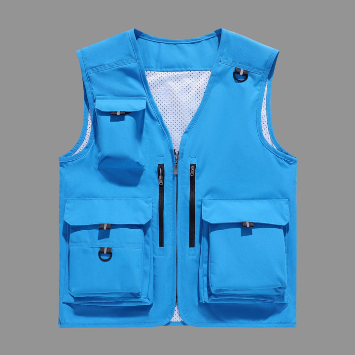 Men's multifunctional outdoor vest with numerous pockets Mune Fashion