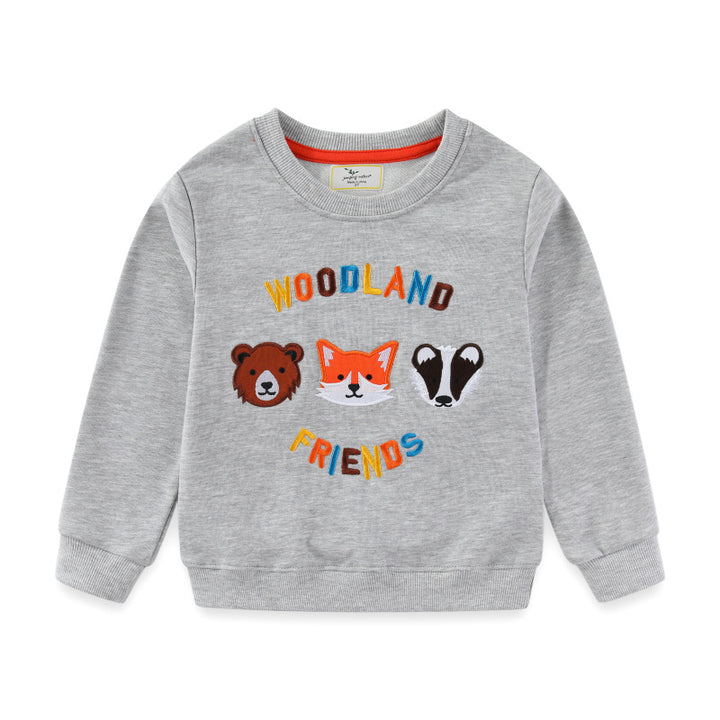Boys Sweatshirt with loving animal motif Mune Fashion
