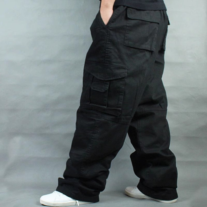 Men's Baggy Cargo Pants with Wide Legs and Multifunctional Pockets Mune Fashion