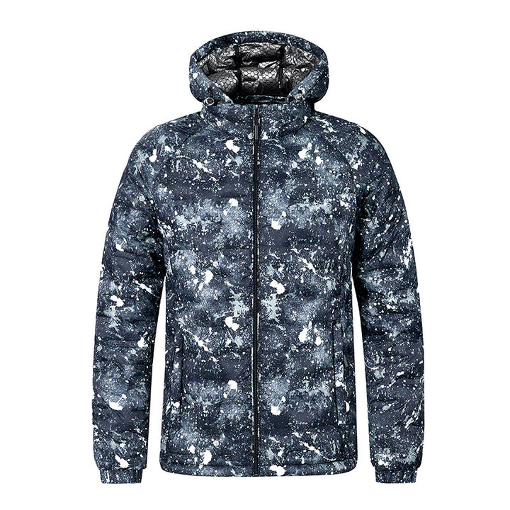 Men's Fashion Padded Jacket with Hood and Innovative Design Mune Fashion