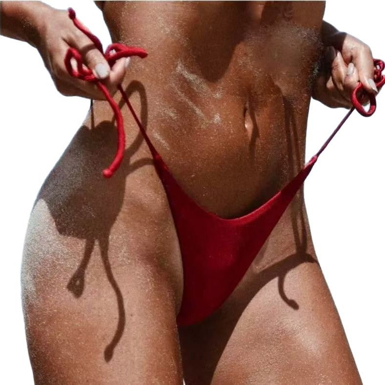 Ladies bikini briefs with ultra-high cut and adjustable straps Mune Fashion