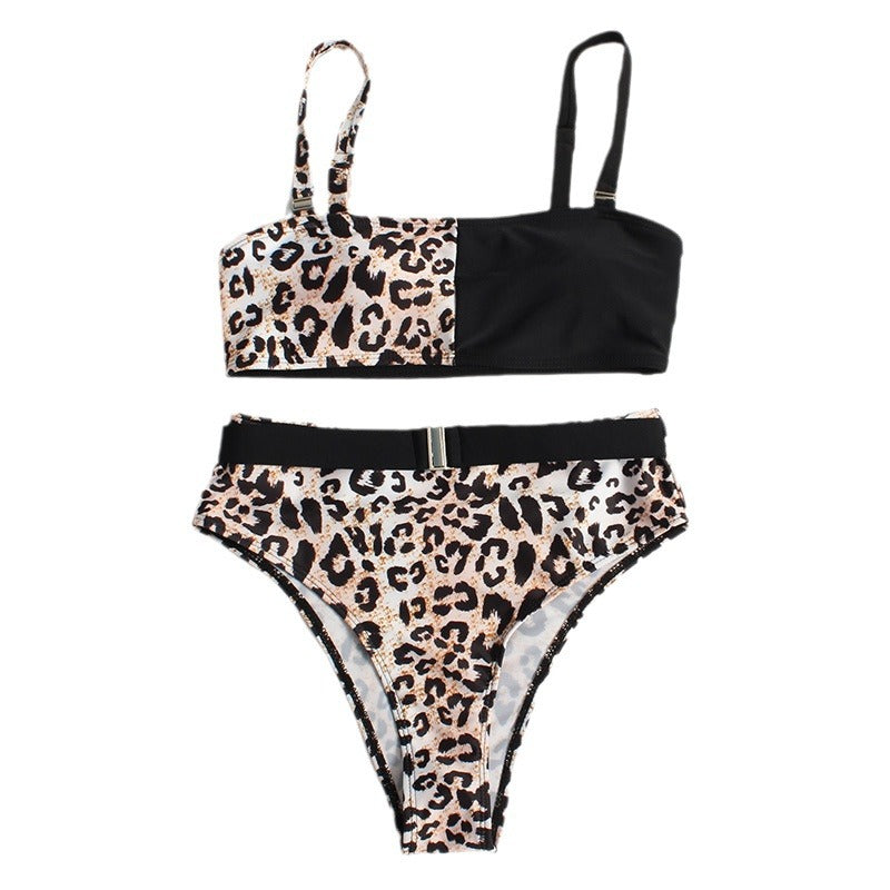 Women Trendy Leo Pattern Bikini Mune Fashion
