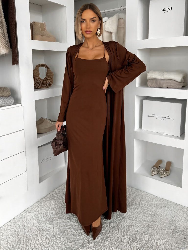 Women Long Maxi Dress with Flattering Cut Mune Fashion
