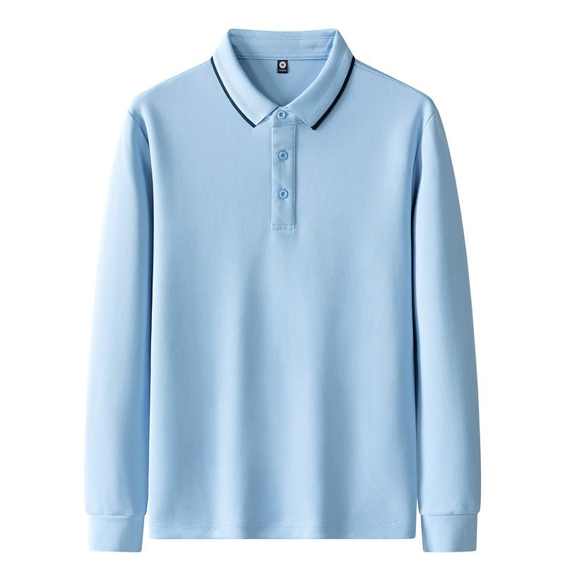 Women's polo shirt with long sleeves and button details Mune Fashion