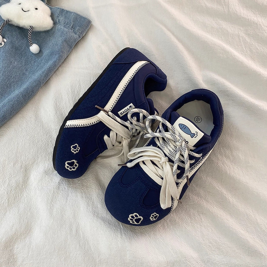 Women's sporty sneakers with playful animal design and flexible upper material Mune Fashion
