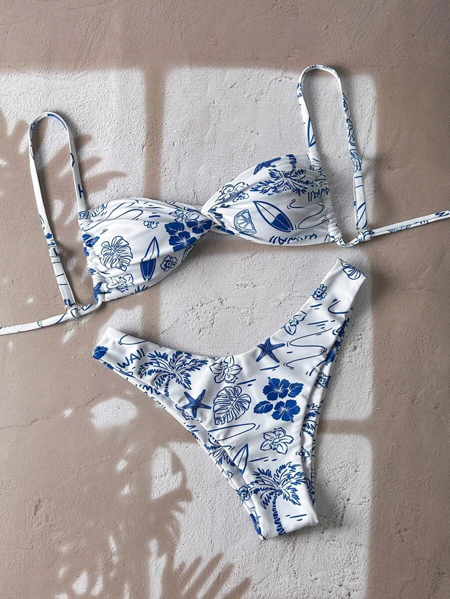 Women's Floral Bikini Set Mune Fashion