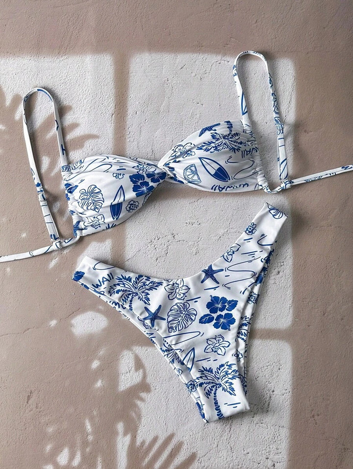 Women's Floral Bikini Set Mune Fashion