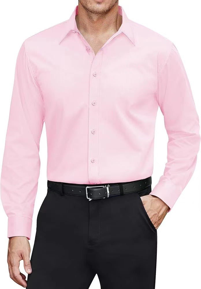 Men's tailored business shirt with Kent collar and easy-care cotton blend Mune Fashion