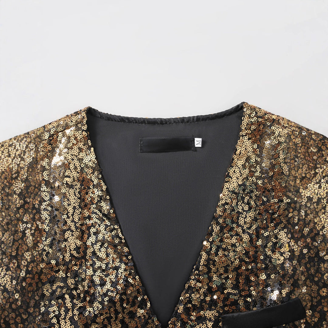 Men's Elegant Sequin Blazer Mune