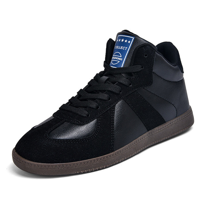 Unisex nan urban Tennis sneaker with suede overlays, padded heel collar, and vulcanized rubber sole Mune Fashion