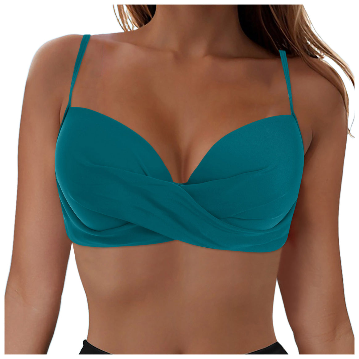 Ladies Elegant Bikini Top with Wrap Design Mune Fashion