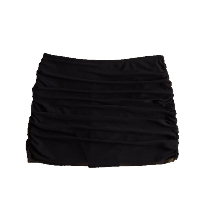 Women's High-Waisted Swim Shorts with Ruffle Design Mune Fashion