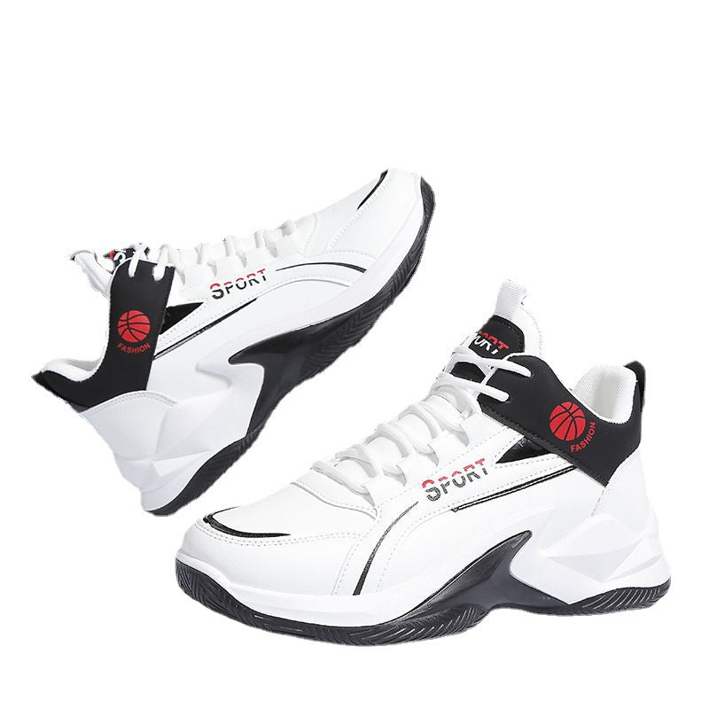 Ladies' basketball sneakers with high ankle support and cushioning sole Mune Fashion