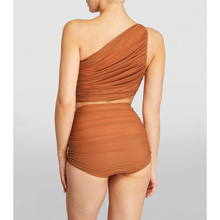 Women's stylish two-piece bikini set with elegant wrap skirt Mune Fashion