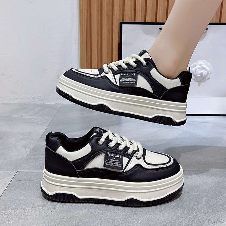 Women sneakers in a sporty-elegant design with high sole Mune Fashion