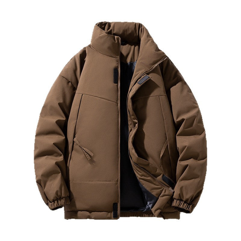 Men's Fashionable Transitional Jacket with High Collar Mune Fashion