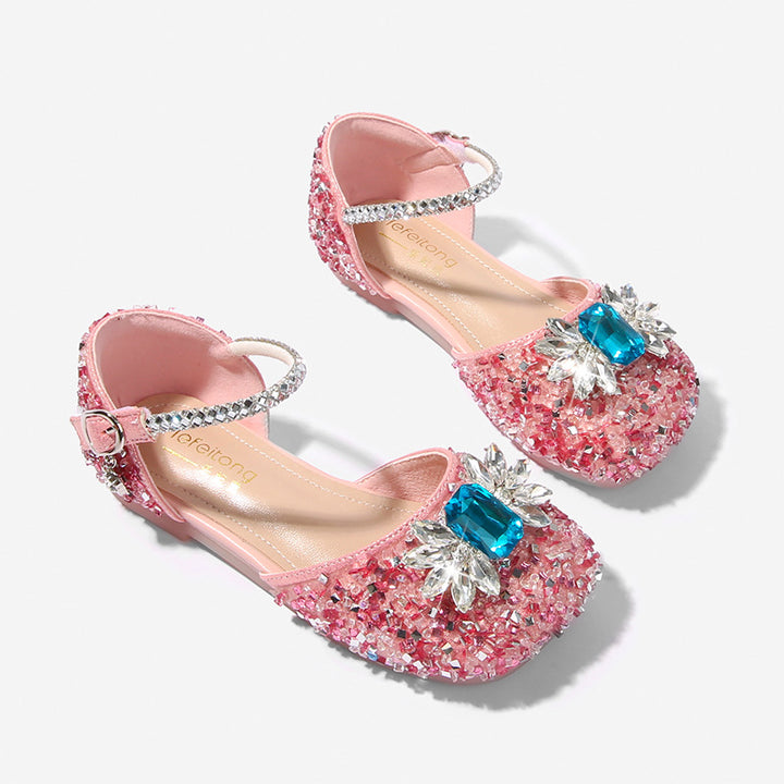 Girl Sparkling Ballerina with decorative rhinestones Mune Fashion