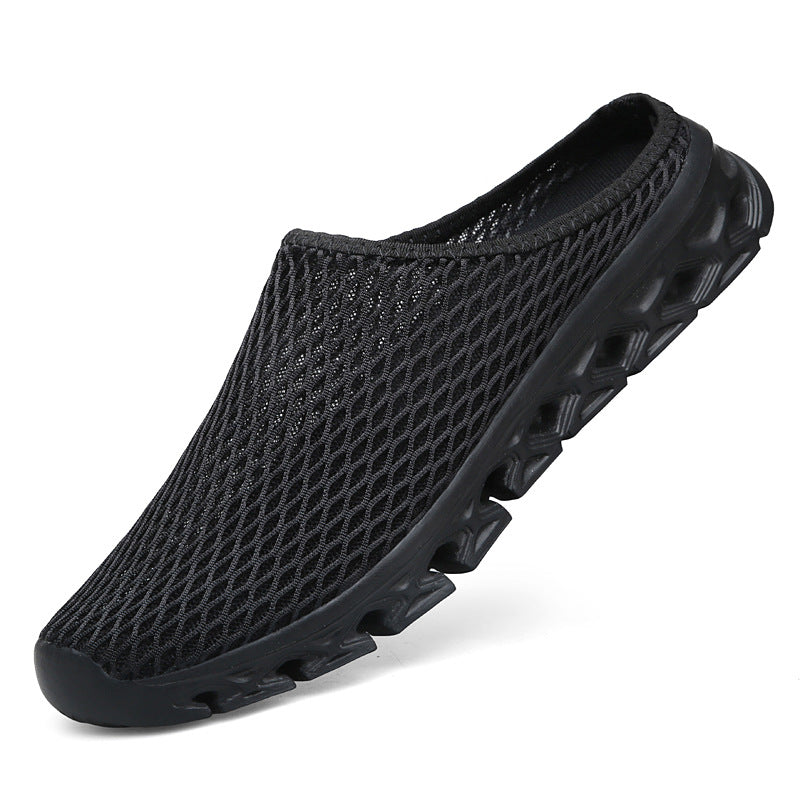 Unisex nan breathable mesh mule shoe with flexible honeycomb outsole and ergonomic footbed Mune Fashion
