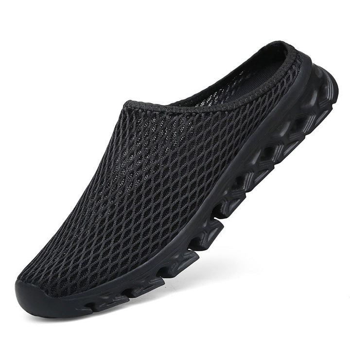 Unisex nan breathable mesh mule shoe with flexible honeycomb outsole and ergonomic footbed Mune Fashion