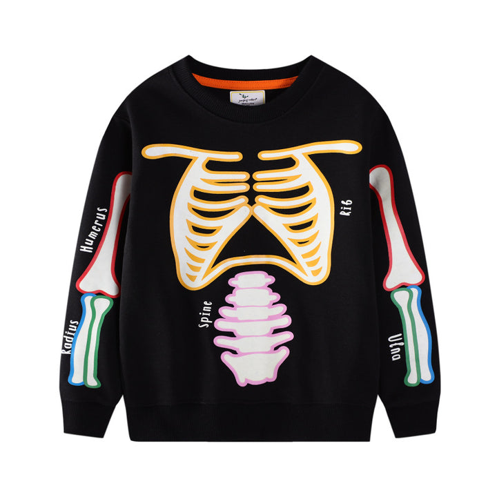 Men's Casual Jogging Pants with Luminous Skeleton Design Mune Fashion
