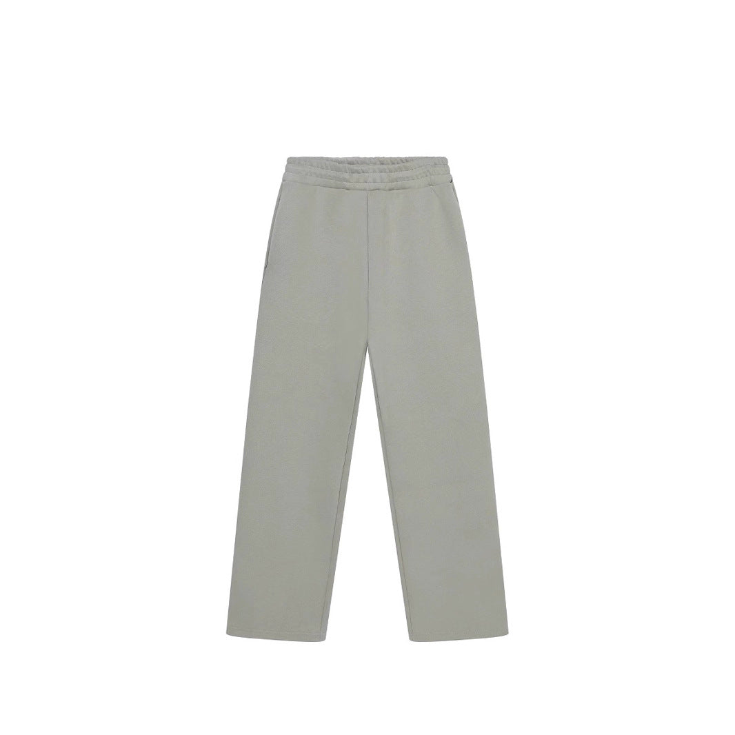 Unisex straight-cut jogging pants with a high elastic waistband and side inset pockets Mune Fashion