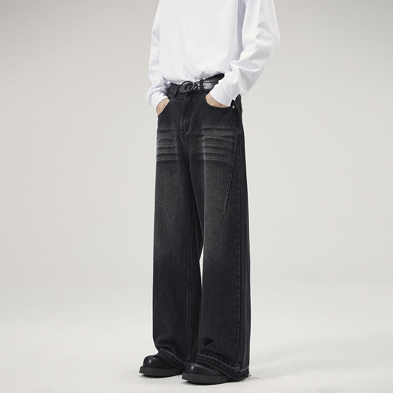 Men's Wide Relaxed Denim Jeans in Marlene Baggy Cut Mune Fashion