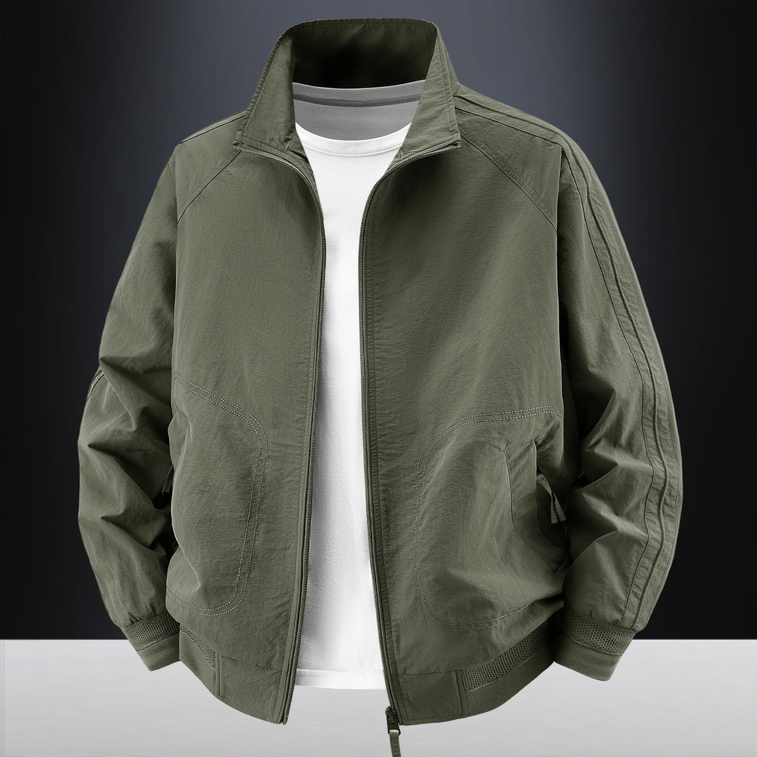 Men's leisure jacket with high collar Mune Fashion