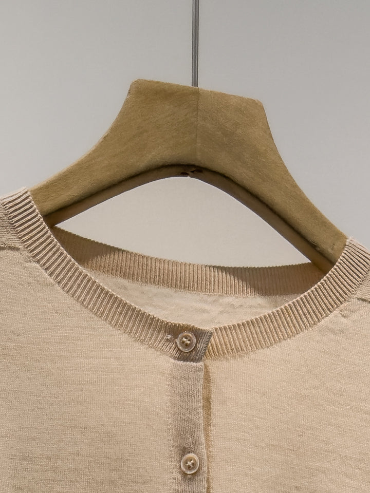 Women Classic Button Cardigan Drune