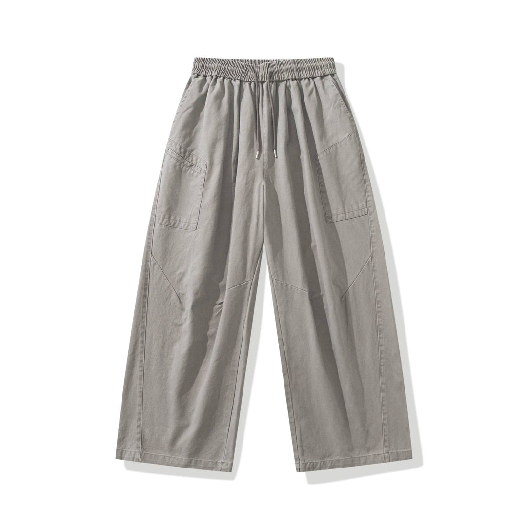 Women's loose Cargo pants with elastic waistband and drawstring Mune Fashion