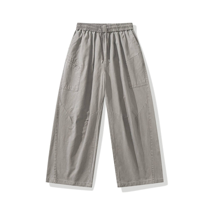 Women's loose Cargo pants with elastic waistband and drawstring Mune Fashion