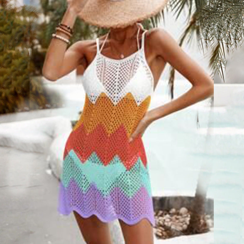 Women's modern crocheted beach dress Mune Fashion