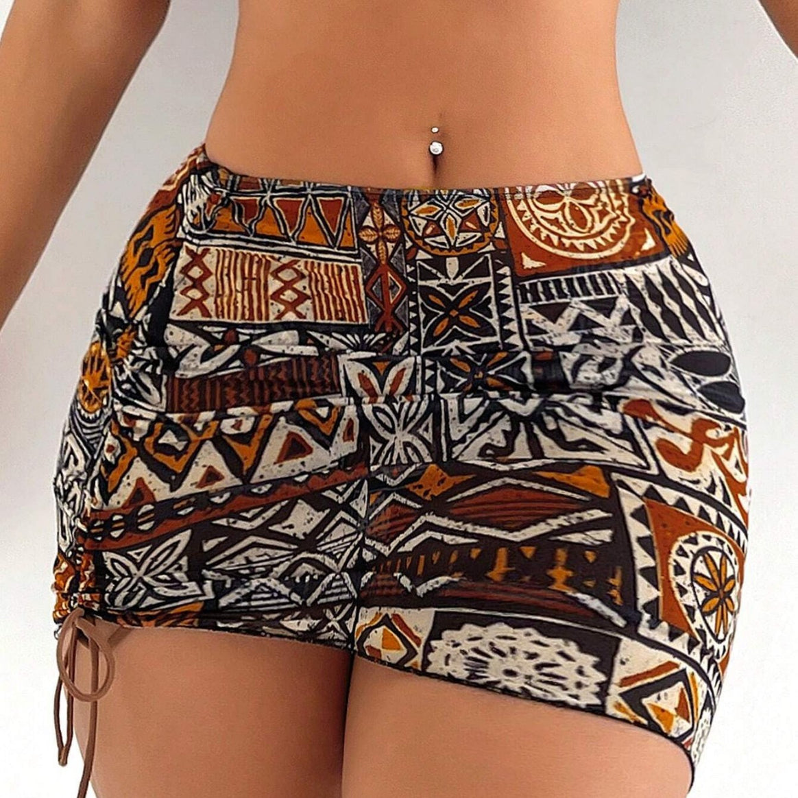 Women's bikini set with adjustable top and high-waisted short Mune Fashion