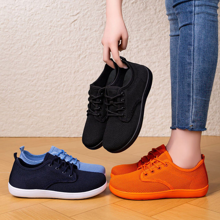 Men's lightweight breathable knit casual shoe with padded comfort tongue and flexible cushioning outsole Mune Fashion