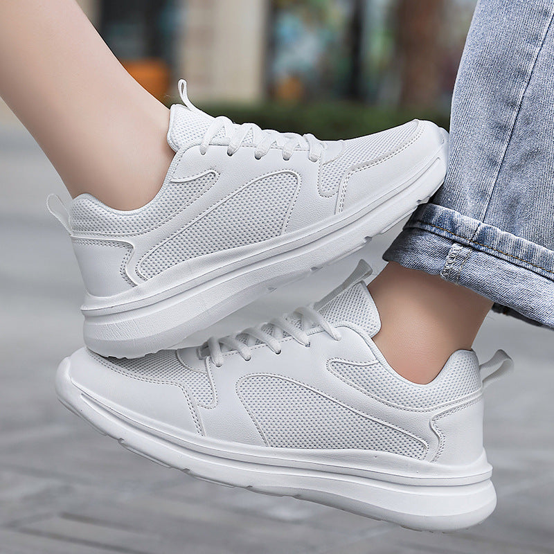 Women’s breathable mesh sneakers with cushioned lightweight sole and padded heel collar Mune Fashion