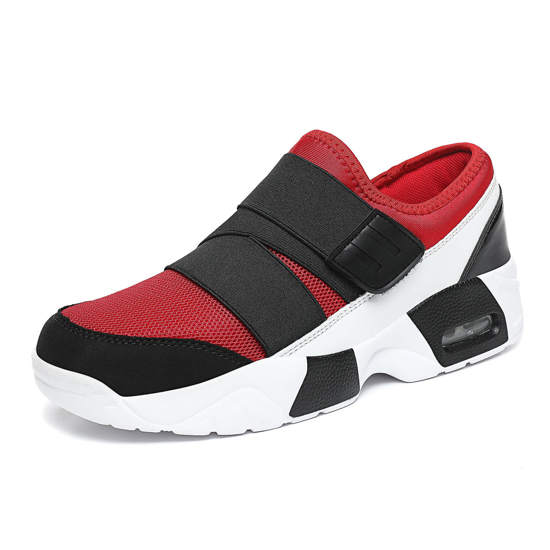 Women slip-on sneakers with wide elastic strap, breathable mesh and shaped cushioning sole Mune Fashion